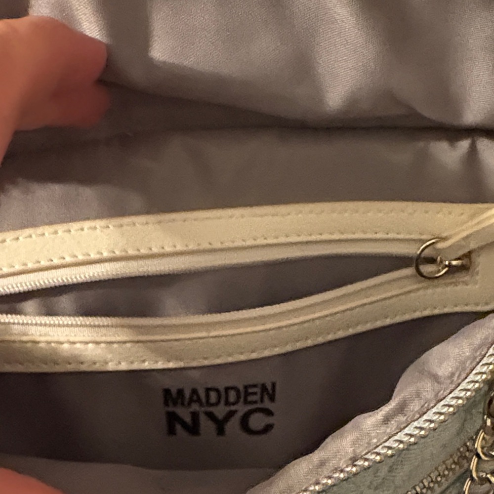 Quilted Blue Crossbody Bag Madden NYC - Picture 9 of 11